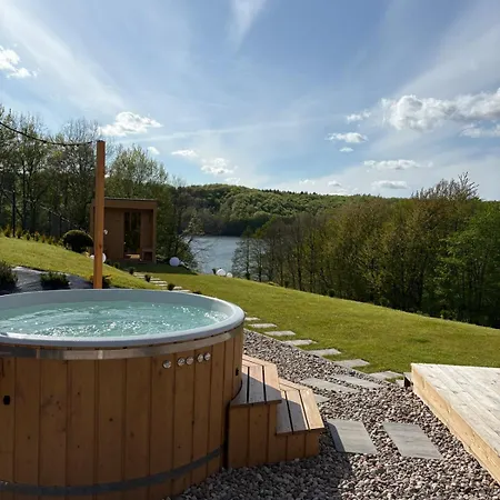 Villa Stodola Rzym - Domek, Jacuzzi, Sauna, Jezioro, *